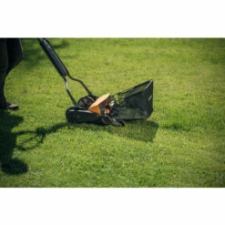 Fiskars Bac De Ramassage Pour Tondeuse Fiskars StaySharp Max, Capacité: 18 Litres, StaySharp, Noir/Orange, 1000592 -France Tondeuse Soldes Boutique 10641593 4