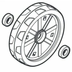 ALPINA. Roue Avant Tondeuse Alpina