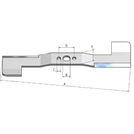 25036 - Lame Adaptable Pour Tondeuse AYP Coupe 96cm 4 25036 - Lame Adaptable Pour Tondeuse AYP Coupe 96cm – Image 2