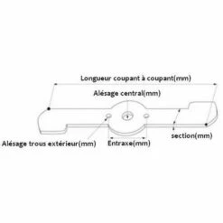 Lame Autoportée Honda 75cm 7 Lame Autoportée Honda 75cm -France Tondeuse Soldes Boutique 12847238 3