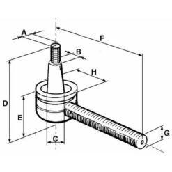 LEM SELECT Rotule Barre De Direction M14x1,5 - 4954941 Adaptable CNH -France Tondeuse Soldes Boutique 14032337 2