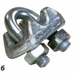 LEM SELECT Serre Câble à étrier Ø 5 MM (Lot De 10)