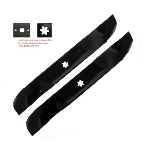 JARDIAFFAIRES Jeu De Lames Mulching Coupe 107cm Pour MTD Et Toro Remplace 742-0616A 4 JARDIAFFAIRES Jeu De Lames Mulching Coupe 107cm Pour MTD Et Toro Remplace 742-0616A – Image 2