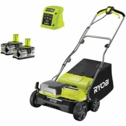 Ryobi Scarificateur Sans Fil, Brushless, 35 Cm, 2x18V - RY18SFX35A-240