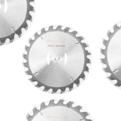 ASUPERMALL Lame De Scie Circulaire En Metal Pour Tondeuse A Gazon De 6 Po, 150 Mm, 24 Dents 4 ASUPERMALL Lame De Scie Circulaire En Metal Pour Tondeuse A Gazon De 6 Po, 150 Mm, 24 Dents – Image 2