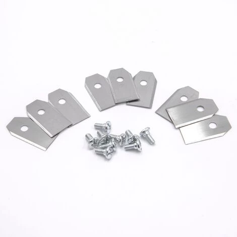 Vhbw 9x Lames De Tondeuse, Compatible Avec Husqvarna 440, 450X, 520, 550, G1 3 Vhbw 9x Lames De Tondeuse, Compatible Avec Husqvarna 440, 450X, 520, 550, G1
