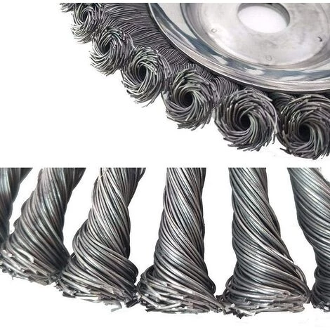 BEARSU Brosse Désherbant Ronde Pour Débroussailleuse - Haute Résistance - Cône - Anti-mauvaises Herbes - 20,3 Cm 6 BEARSU Brosse Désherbant Ronde Pour Débroussailleuse - Haute Résistance - Cône - Anti-mauvaises Herbes - 20,3 Cm – Image 4