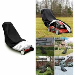 LITZEE Couverture De Tondeuse à Gazon, Imperméable Toile D'ombrage À Toute épreuve Protection UV Toile De Protection Résistant Aux Déchirures 48x18,5x13,5 Pouces 10 LITZEE Couverture De Tondeuse à Gazon, Imperméable Toile D'ombrage À Toute épreuve Protection UV Toile De Protection Résistant Aux Déchirures 48x18,5x13,5 Pouces -France Tondeuse Soldes Boutique 26464234 4