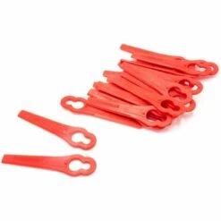 Vhbw Lames En Plastique Pour Tondeuses à Gazon Compatible Avec Einhell GE-CT-18-Li, BG-CT 18 Li, RG-CT 18/1 Li (20 Pièces, Rouge) -France Tondeuse Soldes Boutique 26823787 3