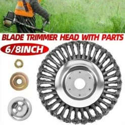 DRILLPRO Tête De Coupe Tondeuse à Gazon De Jardin (8 Pouces) -France Tondeuse Soldes Boutique 27075847 3