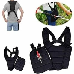 BARES Harnais à Double Bandoulière Épaule Rembourrée Boutonnage Sécurité Pour Débroussailleuse Tondeuse STIHL Husqvarna ECHO -France Tondeuse Soldes Boutique 27204027 4