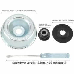 BARES Kit De Maintenance D'accessoires Pour Adaptateur Tondeuse à Gazon Pour Stihl Rondelle De Butée, Plaque De Support, écrou De Collier Tournevis De Maintenance Kit Fixation De L'adaptateur De Lame -France Tondeuse Soldes Boutique 28091870 3