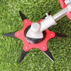 HAPPYSHOPPING Tondeuse Agazon Tete De Lame Asix Feuilles Accessoires De Debroussailleuse Lame En Acier Au Manganese En Alliage Tete De Tondeuse Lame De Coupe A6 Feuilles -France Tondeuse Soldes Boutique 28355943 5