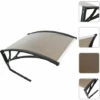 BATHRINS®Robot Tondeuse Garage Toit Rabattable Carport Pour Tondeuse- Robot Tondeuse-Marron