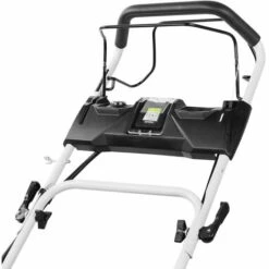 Tondeuse à Gazon Essence 165cc 6cv, Démarrage électrique 4 Temps Automotrice, Lame Acier Double Tranchant 460mm 18", Hauteur De Coupe Réglable Et Panier D'une Capacité De 55L - Greencut GLM770XE -France Tondeuse Soldes Boutique 28885723 5