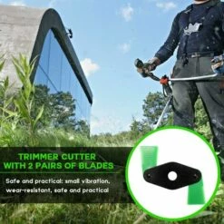 HAPPYSHOPPING 2 Dents Jardin Tondeuse Agazon Accessoires De Tondeuse Plateau Agazon Tete De Tondeuse Afeuilles Lames En Nylon Accessoires De Tondeuse Agazon -France Tondeuse Soldes Boutique 30043834 4