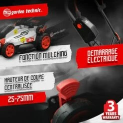 ELEM GARDEN TECHNIC Tondeuse Rechargeable 20V 33 Cm -ElemGardenTechnic -France Tondeuse Soldes Boutique 30385510 3