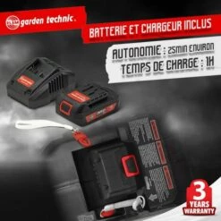 ELEM GARDEN TECHNIC Tondeuse Rechargeable 20V 33 Cm -ElemGardenTechnic -France Tondeuse Soldes Boutique 30385510 4