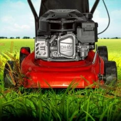 Boudech Tondeuse Poussée Avec Moteur à Essence 127cc 2KW OHV 4 Temps Largeur De Coupe 400mm -France Tondeuse Soldes Boutique 30570635 4