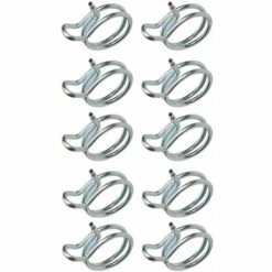 CYCLINGCOLORS 10x Colliers De Durite Clip 4mm X 7mm Tuyau Carburant Essence Tondeuse Tracteur
