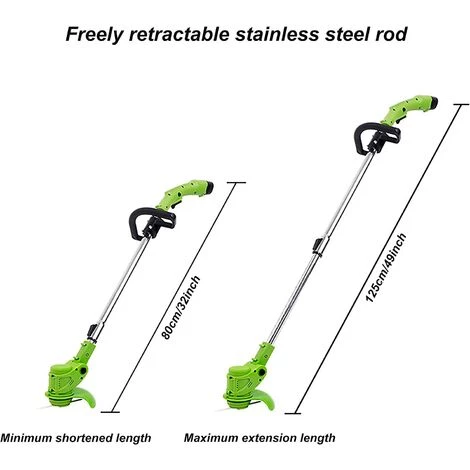BRIDAY Tondeuse à Gazon Électrique Ménage Agricole Désherbeur Sans Fil Batterie Au Lithium 12 V / 24 V Outil DTaille De Jardin Portable Tondeuse à Gazon Débroussailleuse 7 BRIDAY Tondeuse à Gazon Électrique Ménage Agricole Désherbeur Sans Fil Batterie Au Lithium 12 V / 24 V Outil DTaille De Jardin Portable Tondeuse à Gazon Débroussailleuse – Image 5