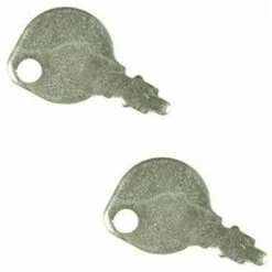 CYCLINGCOLORS 2x Petite Clé Argent Universelle Tondeuse Tracteur Motoculteur Autoportée Contacteur