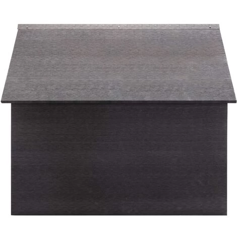 VidaXL Garage Pour Tondeuse à Gazon Gris 80x80x70 Cm WPC - Gris 5 VidaXL Garage Pour Tondeuse à Gazon Gris 80x80x70 Cm WPC - Gris – Image 3