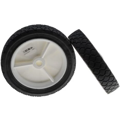 JARDIAFFAIRES Lot De 2 Roues Pour Tondeuse à Gazon Diamètre 150mm Alésage 12.7mm 5 JARDIAFFAIRES Lot De 2 Roues Pour Tondeuse à Gazon Diamètre 150mm Alésage 12.7mm – Image 3