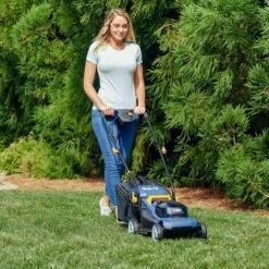 WESCO BLUE RIDGE 36V Tondeuses Rotatives Gazon Sans Fil, 34cm à 200m² Avec Indicateur De Puissance Niveau BR8761 -France Tondeuse Soldes Boutique 33583935 3