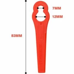 DONTODENT Lot De 50 Lames De Rechange Pour Tondeuse à Gazon En Plastique, Lame De Tondeuse à Gazon Noire Et Decker -France Tondeuse Soldes Boutique 34737481 2