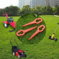 DONTODENT Lot De 50 Lames De Rechange Pour Tondeuse à Gazon En Plastique, Lame De Tondeuse à Gazon Noire Et Decker -France Tondeuse Soldes Boutique 34737481 4