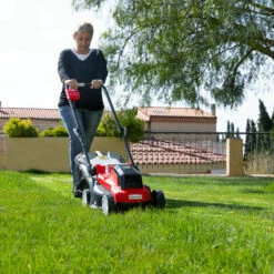 Tondeuse à Batterie Sans Fil 40V GLM200L, 2 Batteries 20V 2 Ou 4 Ah + 1 Chargeur, Largeur De Coupe 33cm, 5 Hauteurs, 3900RPM, Panier De Ramassage 35L - Greencut -France Tondeuse Soldes Boutique 34738159 4