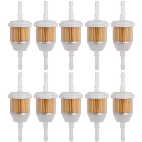 ASUPERMALL 6 Mm X 8 Mm 1/4 '' 5/16 '' Filtre A Gaz En Ligne Pour Tondeuse A Gazon Petit Moteur, 10Pcs 3 ASUPERMALL 6 Mm X 8 Mm 1/4 '' 5/16 '' Filtre A Gaz En Ligne Pour Tondeuse A Gazon Petit Moteur, 10Pcs