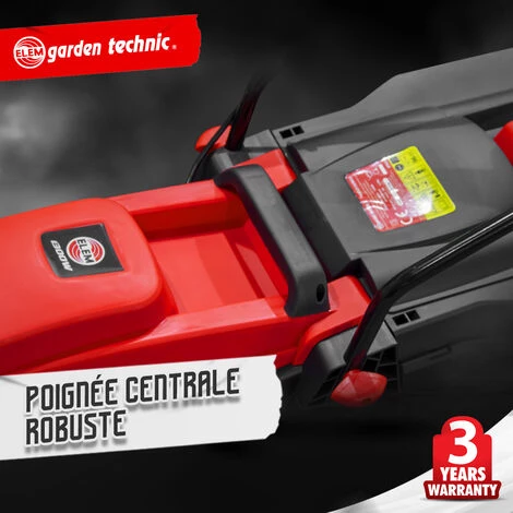 ELEM GARDEN TECHNIC Tondeuse à Gazon électrique 1300W- 32cm-Elem Garde 4 ELEM GARDEN TECHNIC Tondeuse à Gazon électrique 1300W- 32cm-Elem Garde – Image 2