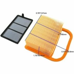 BEARSU 2 Pièces Remplacer Le Filtre à Air + Pré-filtre Adapté Pour BR320 STIHL TS410 TS420 Tondeuse à Gazon Remplacer 4238-140-1800 4238 140 4401 42381410300B -France Tondeuse Soldes Boutique 36718956 2