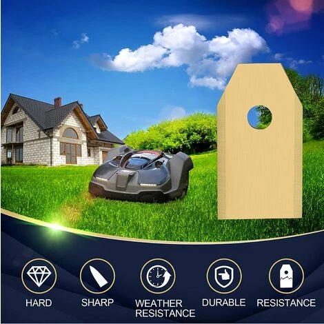 AIDUCHO Couteau Lame Titane 45pièces, Lame Robot Tondeuse à Gazon Avec Vis, Convient Aux Lames Tondeuse Robot De Différentes Marques Et Modèles, Pièces Et Accessoires Tondeuses à Gazon. 5 AIDUCHO Couteau Lame Titane 45pièces, Lame Robot Tondeuse à Gazon Avec Vis, Convient Aux Lames Tondeuse Robot De Différentes Marques Et Modèles, Pièces Et Accessoires Tondeuses à Gazon. – Image 3