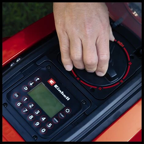 Einhell Robot Tondeuse FREELEXO 1200 LCD BT Power X-Change (18 V, 1200 M², Application Bluetooth) Livré Avec Kit D'installation Et Batterie 5,2Ah 6 Einhell Robot Tondeuse FREELEXO 1200 LCD BT Power X-Change (18 V, 1200 M², Application Bluetooth) Livré Avec Kit D'installation Et Batterie 5,2Ah – Image 4