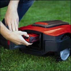 Einhell Robot Tondeuse FREELEXO+ 1200m2 - Solo Power X-Change (18V, Surface 1200m2, Application Bluetooth, écran LCD) Livré Sans Kit D'installation, Sans Batterie Ni Chargeur -France Tondeuse Soldes Boutique 36889521 3