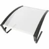 YONGQING Abri Pour Robot Tondeuse Protection Garages Toit Protection Solaire Pour Robots Tondeuses Transparent Toit Carport Pour Tondeuses - Noir-argent -France Tondeuse Soldes Boutique 37143679 1