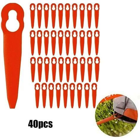 LANGRAY 40 Pièces Accessoires De Lames En Plastique De Remplacement Pour STIHL Polycut 2-2 FSA 45 Tondeuse à Gazon Coupe-herbe 6 LANGRAY 40 Pièces Accessoires De Lames En Plastique De Remplacement Pour STIHL Polycut 2-2 FSA 45 Tondeuse à Gazon Coupe-herbe – Image 4