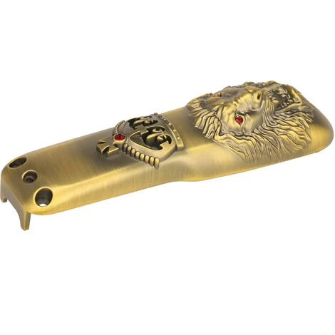ASUPERMALL Metal Retro Tondeuse A Cheveux Couverture Personnalite Tondeuse A Cheveux Couverture Arriere Couvercle Tondeuse A Cheveux Couvercle, Style 2, Or 5 ASUPERMALL Metal Retro Tondeuse A Cheveux Couverture Personnalite Tondeuse A Cheveux Couverture Arriere Couvercle Tondeuse A Cheveux Couvercle, Style 2, Or – Image 3