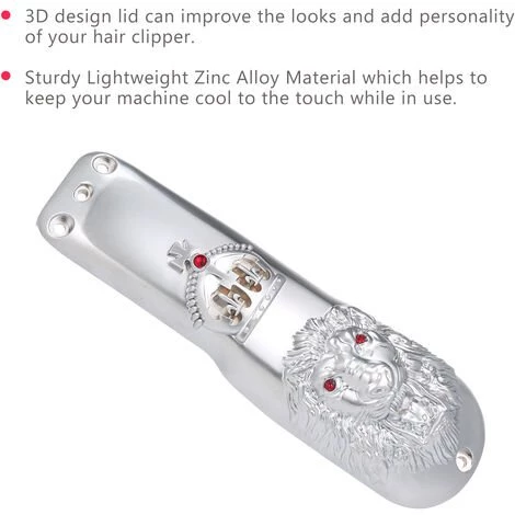 ASUPERMALL Metal Retro Tondeuse A Cheveux Couverture Personnalite Tondeuse A Cheveux Couverture Arriere Couvercle Tondeuse A Cheveux Couvercle, Style 2, Or 6 ASUPERMALL Metal Retro Tondeuse A Cheveux Couverture Personnalite Tondeuse A Cheveux Couverture Arriere Couvercle Tondeuse A Cheveux Couvercle, Style 2, Or – Image 4