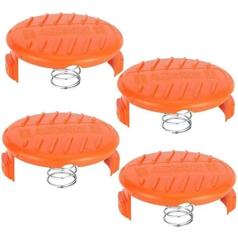 ECHOO Capuchons De Bobine, Ressorts Accessoires De Pièces De Rechange Couvercles De Capuchon De Bobine De Rechange Compatibles Avec Ressort Pour Bobine De Débroussailleuse AFS Matériau ABS Solide Et Durable (4PCS) 3 ECHOO Capuchons De Bobine, Ressorts Accessoires De Pièces De Rechange Couvercles De Capuchon De Bobine De Rechange Compatibles Avec Ressort Pour Bobine De Débroussailleuse AFS Matériau ABS Solide Et Durable (4PCS)