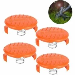 ECHOO Capuchons De Bobine, Ressorts Accessoires De Pièces De Rechange Couvercles De Capuchon De Bobine De Rechange Compatibles Avec Ressort Pour Bobine De Débroussailleuse AFS Matériau ABS Solide Et Durable (4PCS) 8 ECHOO Capuchons De Bobine, Ressorts Accessoires De Pièces De Rechange Couvercles De Capuchon De Bobine De Rechange Compatibles Avec Ressort Pour Bobine De Débroussailleuse AFS Matériau ABS Solide Et Durable (4PCS) -France Tondeuse Soldes Boutique 39605931 2