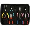 ALMI Mini Pinces En Acier, Ensemble De Pinces Professionnelles Robustes 8pcs / Set, Outil De Traitement De Fabrication Léger/long/rond/plat Pour Nez