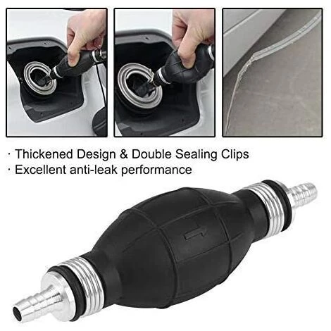 THSINDE Tuyau Gaz Carburant Pompe,Poire Amorçage Carburant Auto Bateau,Universelle Pompe à Essence De Carburant De Tuyau D'Aspiration Siphon De Pompe à Eau/essence Avec Pompe De Transfert De Carburant(8mm) 7 THSINDE Tuyau Gaz Carburant Pompe,Poire Amorçage Carburant Auto Bateau,Universelle Pompe à Essence De Carburant De Tuyau D'Aspiration Siphon De Pompe à Eau/essence Avec Pompe De Transfert De Carburant(8mm) – Image 5