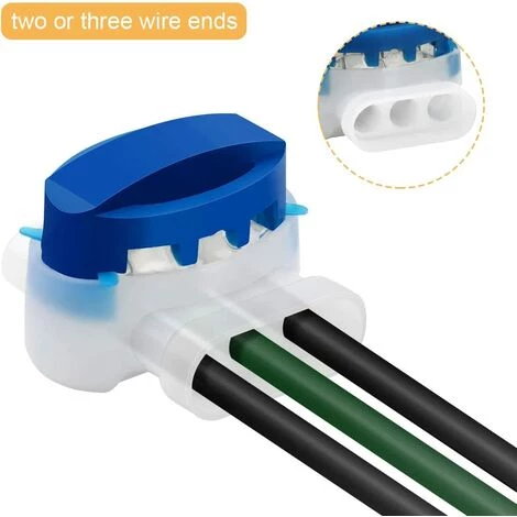 DENUOTOP Bornier 3 Trous 314, Câblage 20Pc Connecteurs De Câble, Connecteurs/Raccords De Câble, Remplis Des Résines Pour Jardin & Extérieur Et Tondeuse 6 DENUOTOP Bornier 3 Trous 314, Câblage 20Pc Connecteurs De Câble, Connecteurs/Raccords De Câble, Remplis Des Résines Pour Jardin & Extérieur Et Tondeuse – Image 4