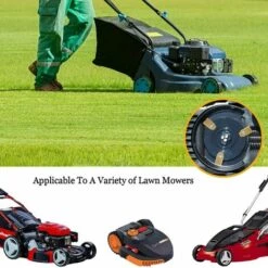 DENUOTOP Lames De Couteau En Titane 30 X Lames De Rechange Robot Tondeuse Pour Tous Les Tondeuses De Jardin Automower Husqvarna Gardena Yard Force Automower Robuste -France Tondeuse Soldes Boutique 45307136 3
