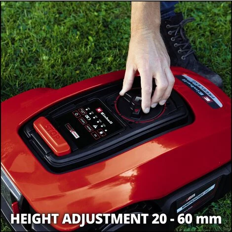 Einhell Robot Tondeuse Sans Fil FREELEXO 450 BT - Power X-Change (18V, Surface 450m2, Application Bluetooth) Livré Avec Kit D'installation Et Batterie 2,0Ah 6 Einhell Robot Tondeuse Sans Fil FREELEXO 450 BT - Power X-Change (18V, Surface 450m2, Application Bluetooth) Livré Avec Kit D'installation Et Batterie 2,0Ah – Image 4