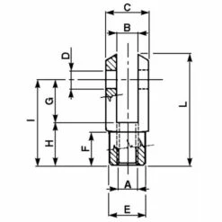 LEM SELECT Embout étrier Long M8 Pour Câble Frein Ou Embrayage (Lot De 2) -France Tondeuse Soldes Boutique 51384023 2